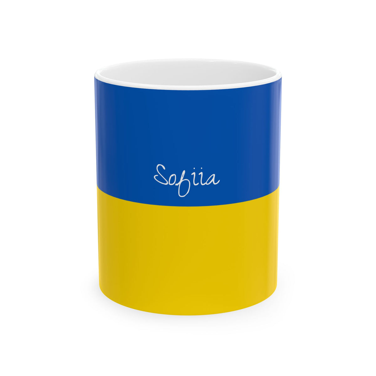 Ukraine Custom Signature Mug, Personalized Heritage Coffee Cup, Tea Mug, Signature Handwritten Ukraine Flag Ceramic Gift - Proud & Loyal