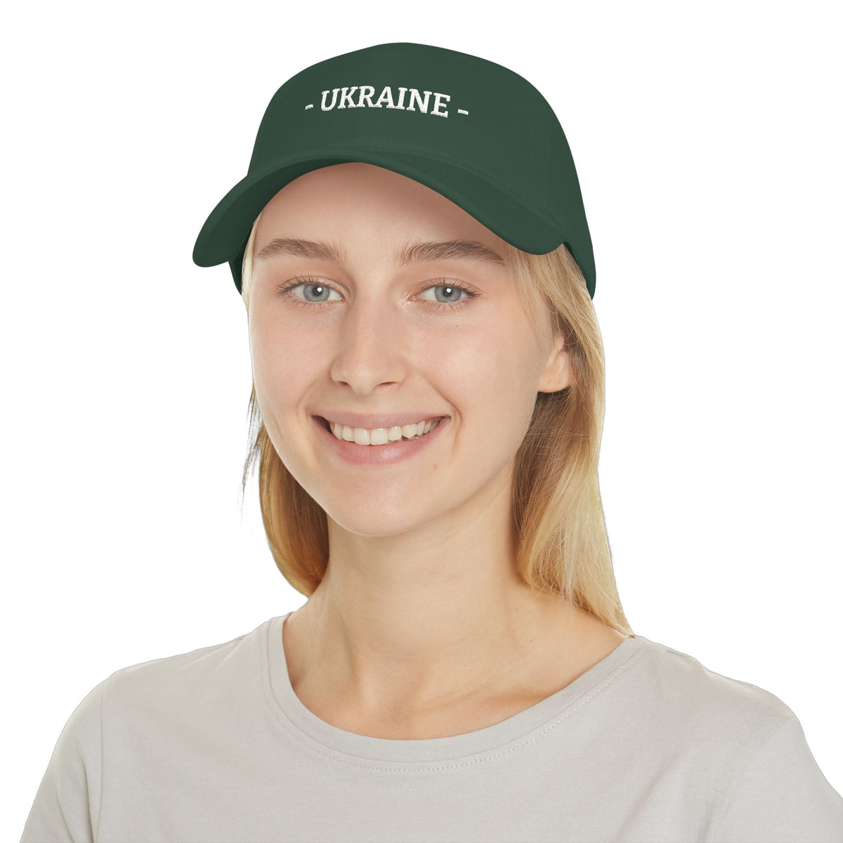 Ukraine Embroidered Cap, Ukraine Flag Hat, Patriotic Baseball Cap, Ukrainian Pride Cotton Hat, Unisex Gift, Low Profile Cotton Cap - Proud & Loyal