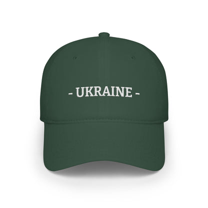 Ukraine Embroidered Cap, Ukraine Flag Hat, Patriotic Baseball Cap, Ukrainian Pride Cotton Hat, Unisex Gift, Low Profile Cotton Cap - Proud & Loyal