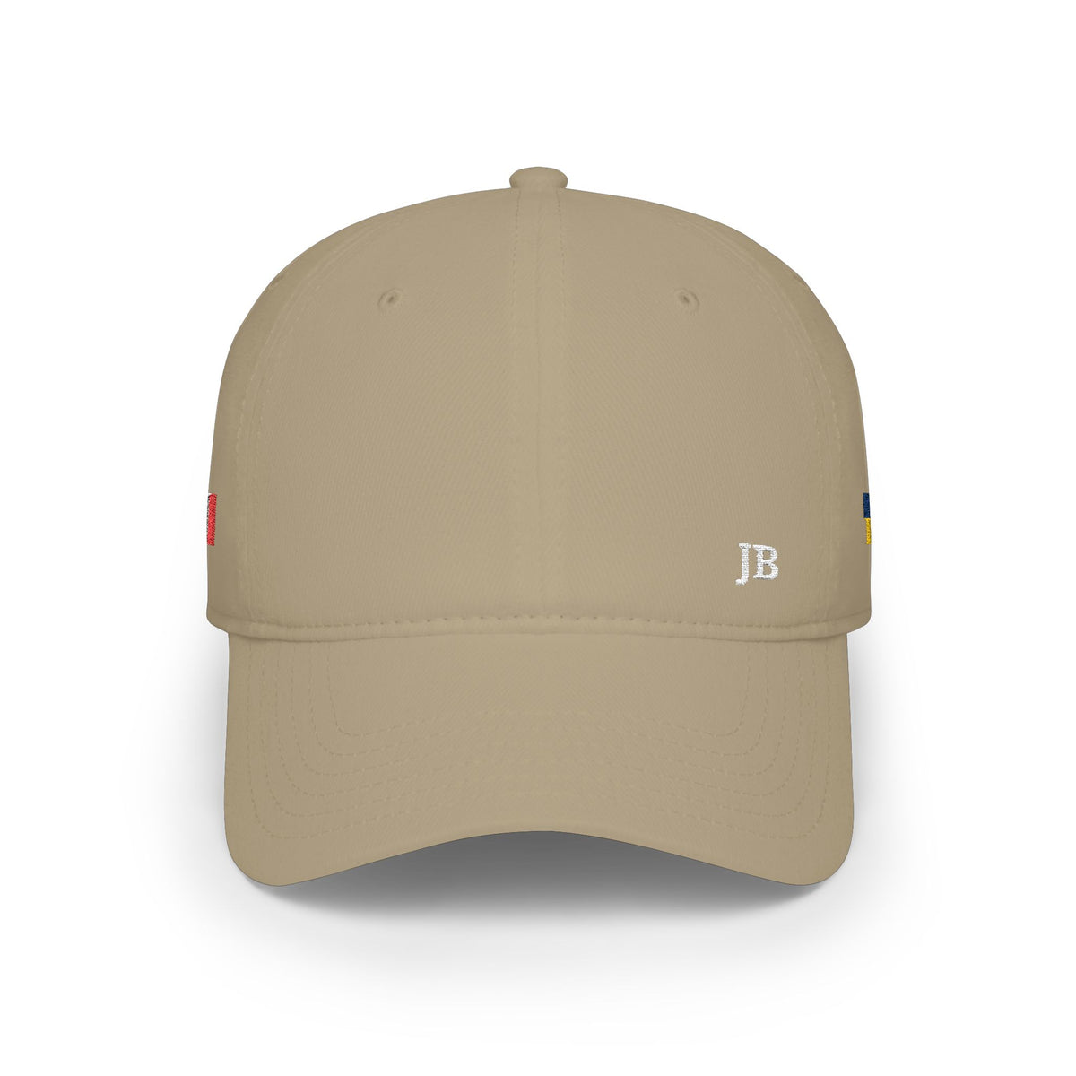 Ukrainian Canadian Flag Hat Personalized Initials | Ukraine Canada Dual Heritage Embroidered Cap | Low Profile Cotton Baseball Hat - Proud & Loyal