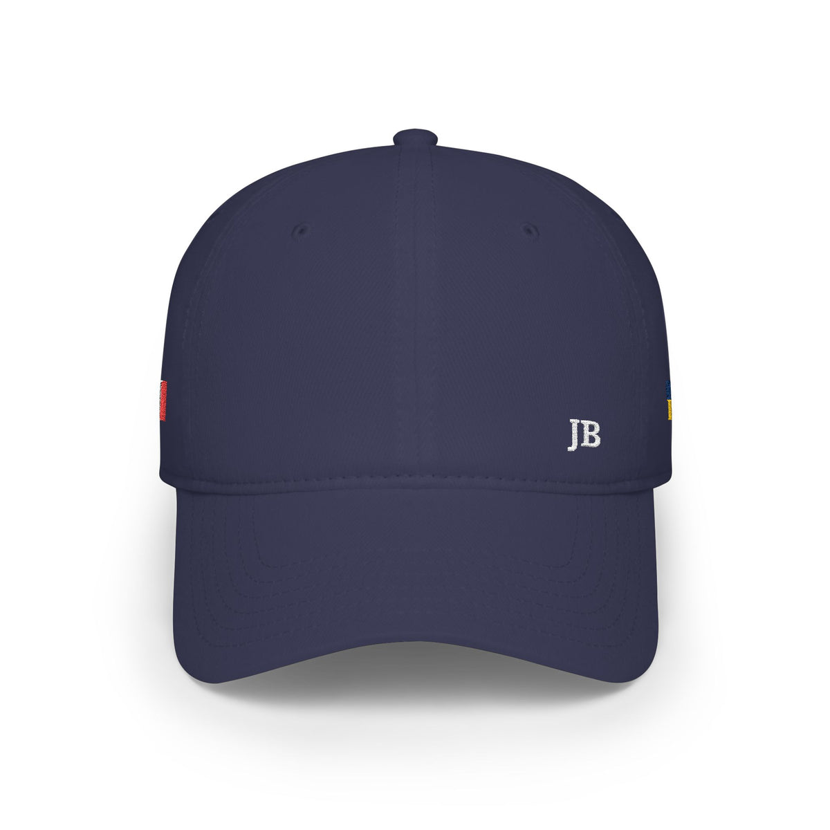 Ukrainian Canadian Flag Hat Personalized Initials | Ukraine Canada Dual Heritage Embroidered Cap | Low Profile Cotton Baseball Hat - Proud & Loyal