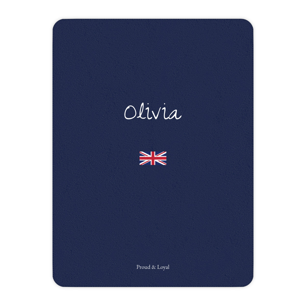 United Kingdom Britain Sherpa Fleece Blanket, Premium Dual Heritage Repeating Flag Couch Throw, Luxury Warm Blanket, Personalized Gift Idea - Proud & Loyal