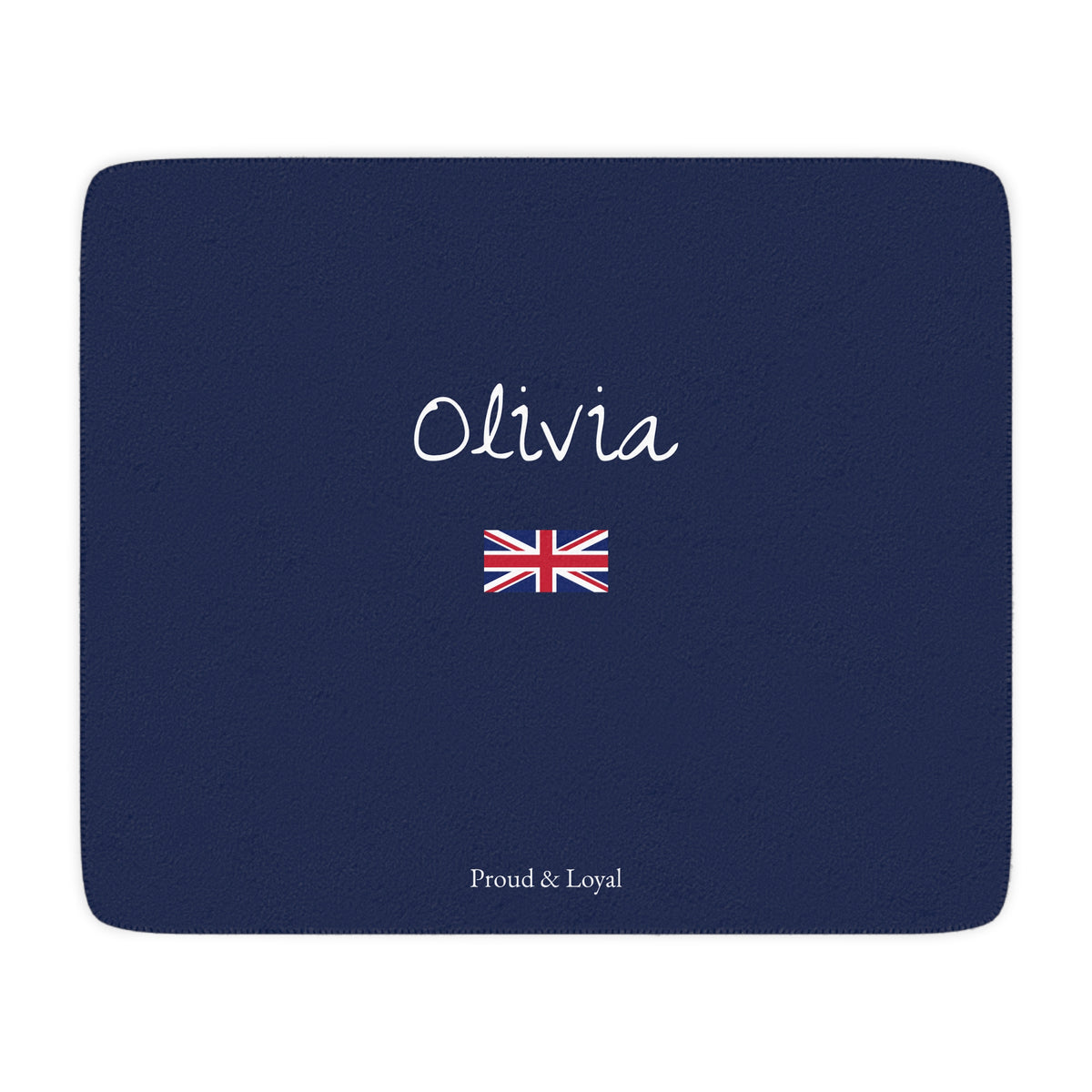 United Kingdom Britain Sherpa Fleece Blanket, Premium Dual Heritage Repeating Flag Couch Throw, Luxury Warm Blanket, Personalized Gift Idea - Proud & Loyal