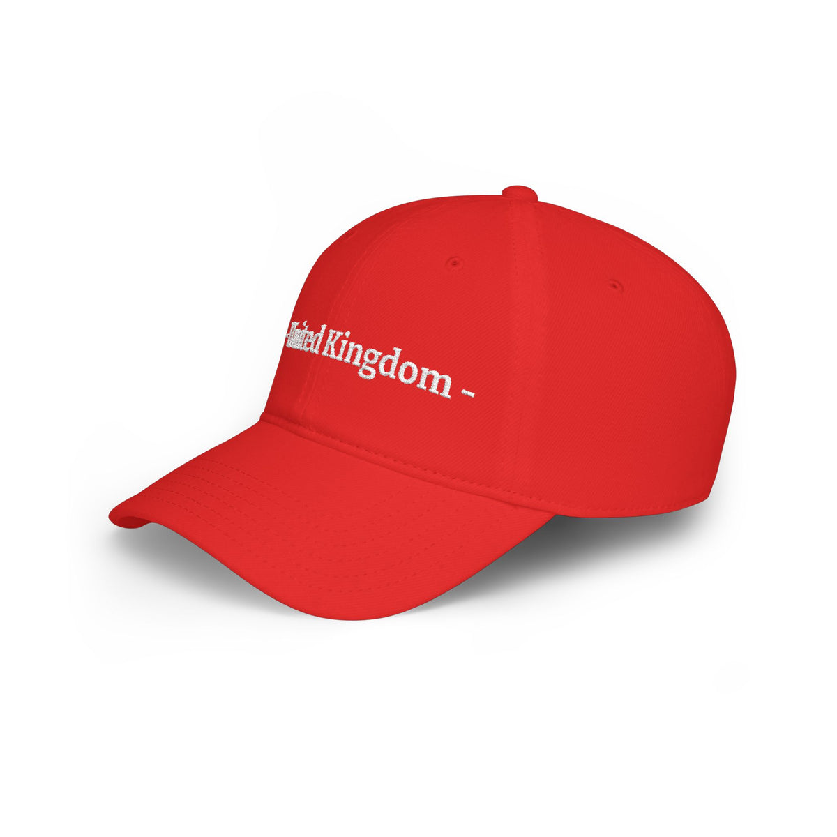 United Kingdom Embroidered Cap, UK Britain Flag Hat, Patriotic Baseball Cap, British Pride Cotton Hat, Unisex Gift, Low Profile Cotton Cap - Proud & Loyal