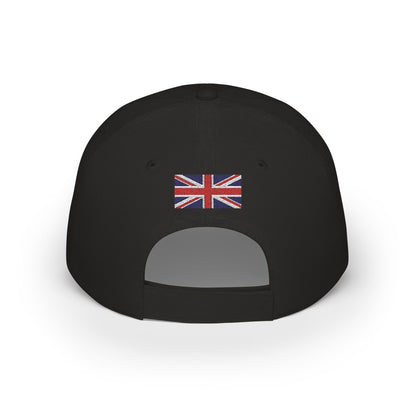 United Kingdom Embroidered Cap, UK Britain Flag Hat, Patriotic Baseball Cap, British Pride Cotton Hat, Unisex Gift, Low Profile Cotton Cap - Proud & Loyal