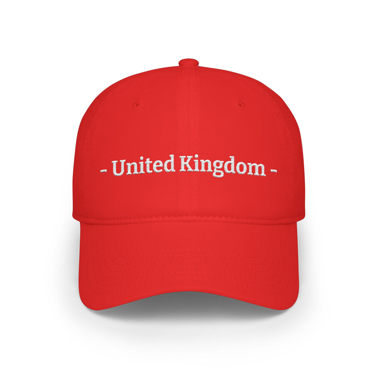 United Kingdom Embroidered Cap, UK Britain Flag Hat, Patriotic Baseball Cap, British Pride Cotton Hat, Unisex Gift, Low Profile Cotton Cap - Proud & Loyal