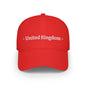 United Kingdom Embroidered Cap, UK Britain Flag Hat, Patriotic Baseball Cap, British Pride Cotton Hat, Unisex Gift, Low Profile Cotton Cap - Proud & Loyal