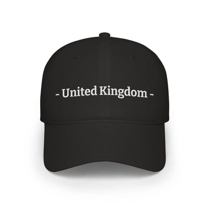 United Kingdom Embroidered Cap, UK Britain Flag Hat, Patriotic Baseball Cap, British Pride Cotton Hat, Unisex Gift, Low Profile Cotton Cap - Proud & Loyal