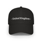 United Kingdom Embroidered Cap, UK Britain Flag Hat, Patriotic Baseball Cap, British Pride Cotton Hat, Unisex Gift, Low Profile Cotton Cap - Proud & Loyal