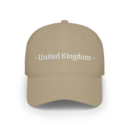 United Kingdom Embroidered Cap, UK Britain Flag Hat, Patriotic Baseball Cap, British Pride Cotton Hat, Unisex Gift, Low Profile Cotton Cap - Proud & Loyal