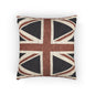 United Kingdom Flag Distressed Union Jack Woven Pillow | British Flag Decorative Pillow - Proud & Loyal