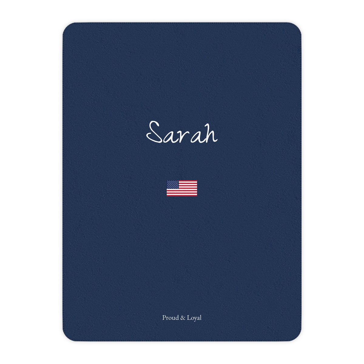 American Americana Sherpa Fleece Blanket